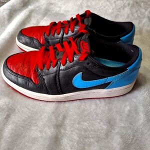 Nike Red and Blue Sneakers